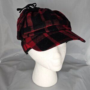 Red Plaid Elmer Fudd Hunting Hat